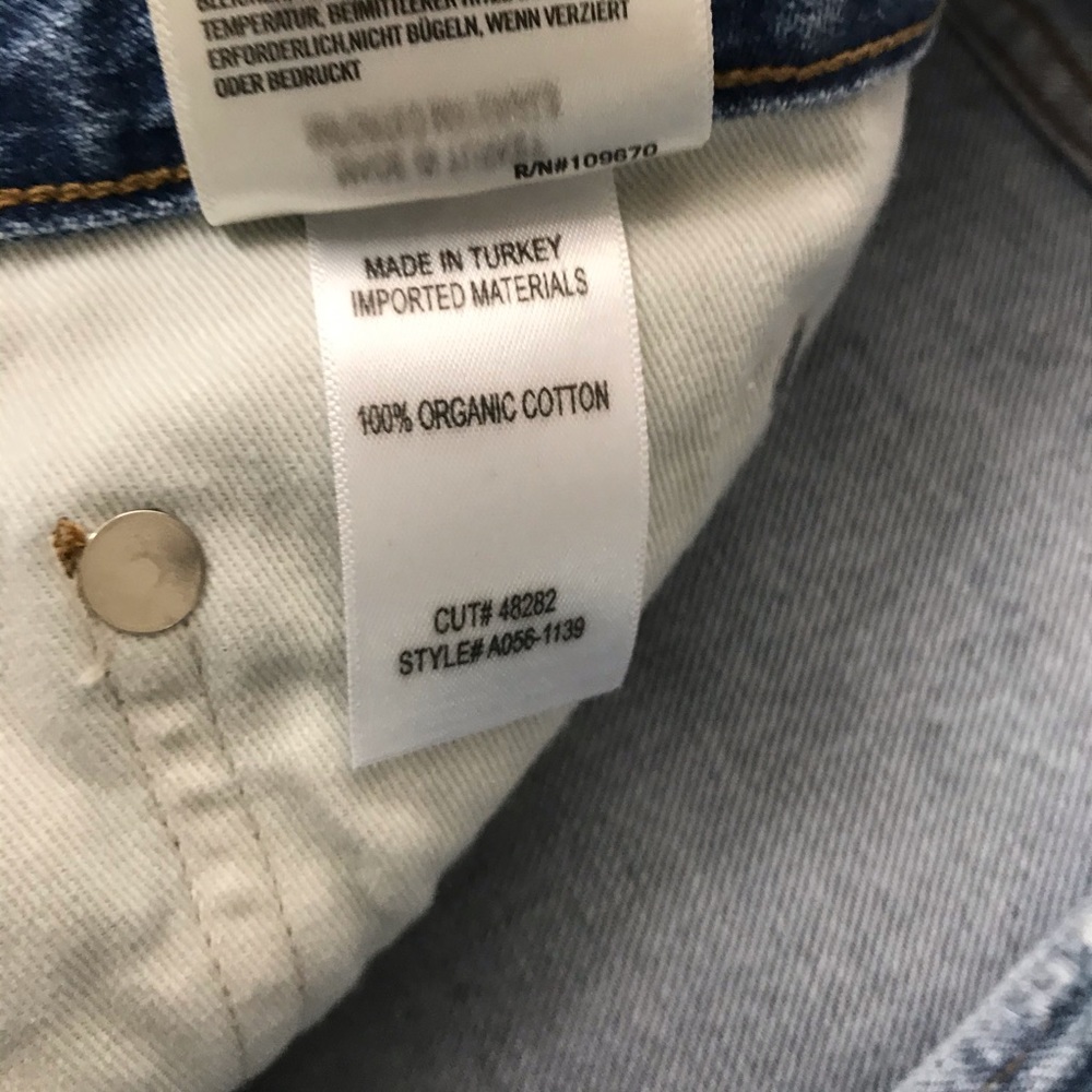 🥂SOLD AGOLDE Riley High Rise Crop Jeans in BLUR - Picture 12 of 16